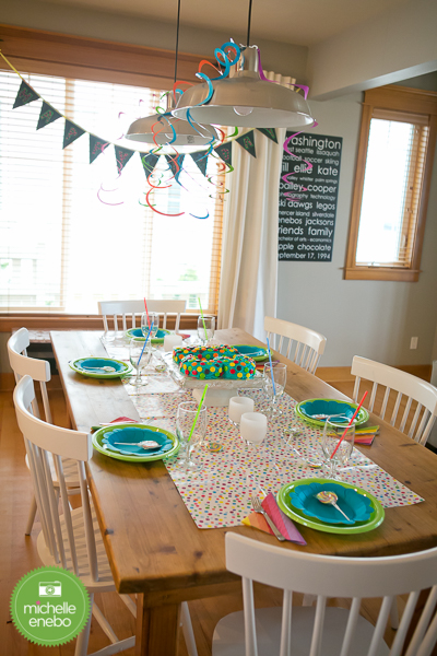 bright and happy party decorations